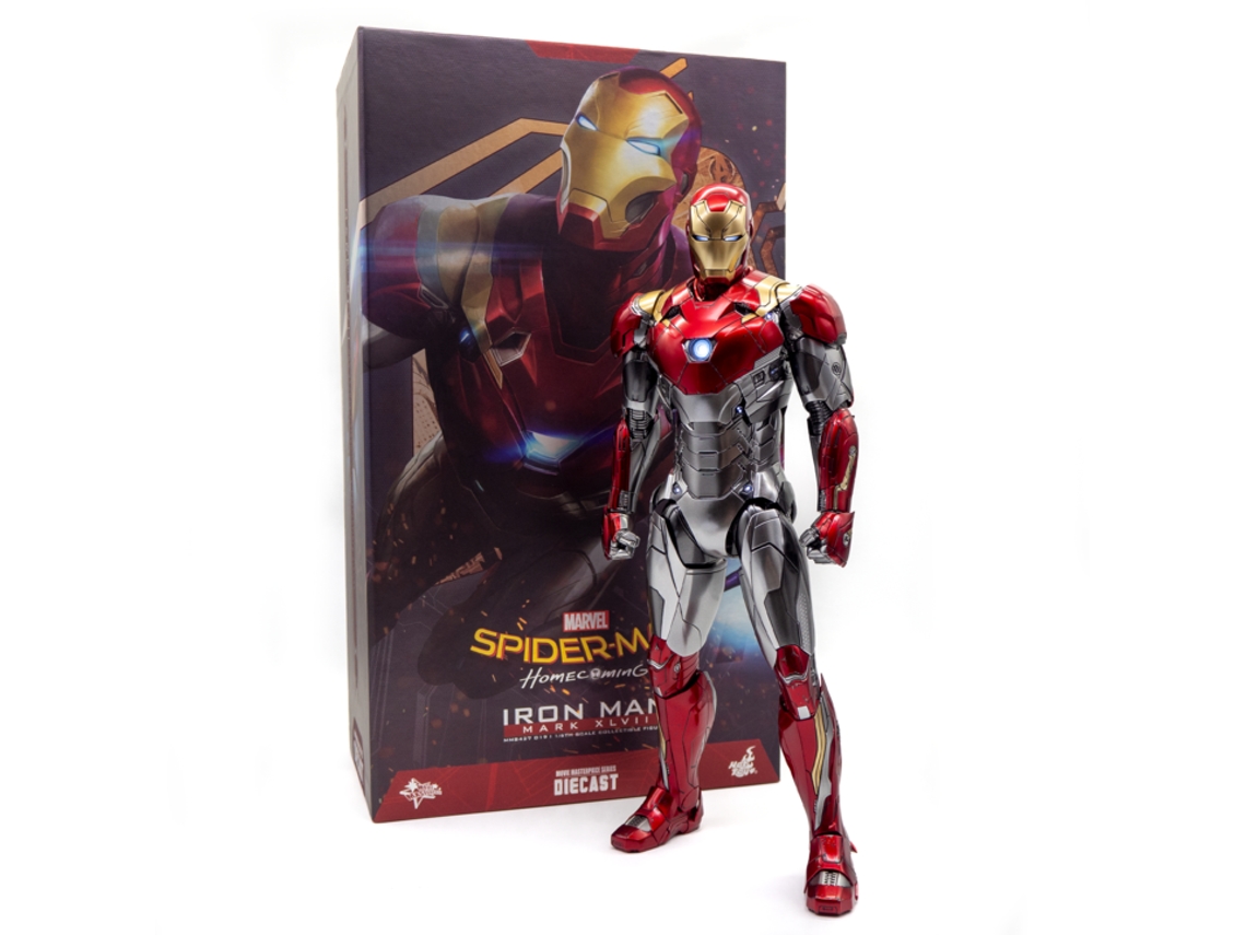 Figura Hot Toys MMS427D19 - Marvel Comics - Spider-man Homecoming - Iron Man Mark 47