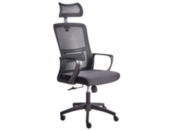Silla de Oficina Beliani Monarch – Malla Negra, 46x62x120 cm
