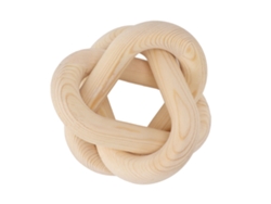 Cadena Decorativa De Madera Con 3 Eslabones Naturales Para El Hogar, Sala De Estar, Cafetería, Estilo Rústico De Granja.