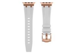 Correa blanca XIAOMOYU para Apple Watch (42/44/45/49 mm)