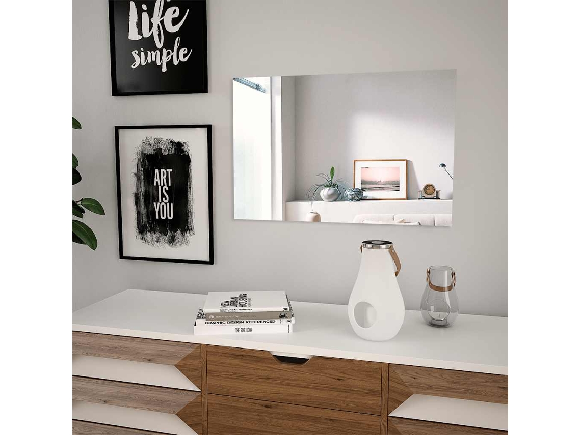 Espejo de pared rectangular de cristal de 60 x 40 cm Lovely Home
