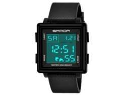 Reloj De Pulsera De Cuero Para Hombre, Estilo Moderno, Cuarzo Analógico, Esfera Redonda, Negro.
