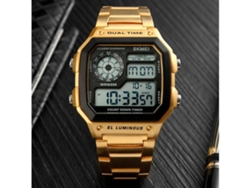Reloj De Caballero En Acero Inoxidable, Oro, Plata O Negro, Compatible Con Una Pulsera Resistente, De Estilo Profesional.