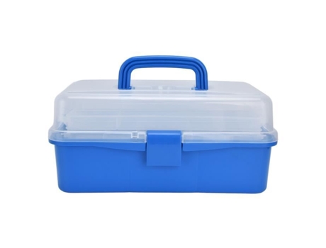 HURRISE Organizador de herramientas plegable de 3 niveles Caja de almacenamiento de plástico 3 Organizador de herramientas portátil plegable