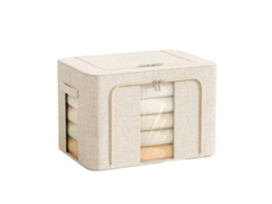 Organizador para ropa de cama, con cesto grande y patas Kofihety