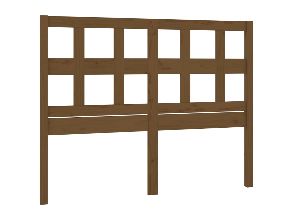 Maison Exclusive - Cabecero De Cama Madera Maciza Pino Marrón Miel 185,5x4x100 Cm