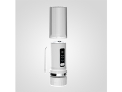 Irrigador bucal con hilo dental eléctrico inteligente portátil para limpieza bucal en casa-Blanco DIGITALLAB