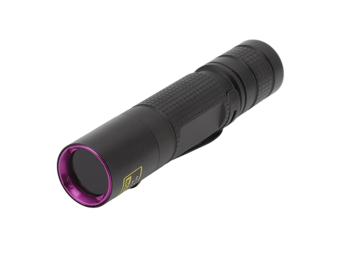 Bj-lanterna Uv Preta Portátil Mini Lanterna Caneta De Luz Ultravioleta 365nm Para Urina De Animais De Estimação Dinheiro Agente Fluorescente