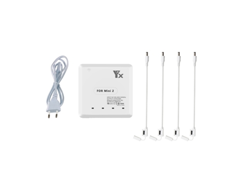 Cargador SLOWMOOSE Mini 2 cargador múltiple carga 4 baterías por 70 minutos puerto usb (Enchufe U.E.)