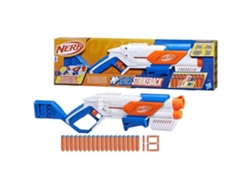 Lanzador de dardos Nerf NSeries Strikeback, 18 dardos, 8 años
