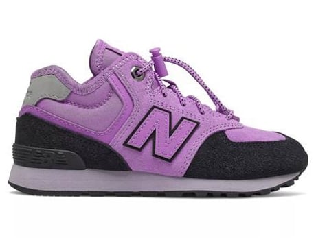 Zapatillas Deportivas NEW BALANCE 574 Para Niños (Morado - Material Sintético -32,5)