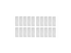 20 Piezas De Repuesto Para Filtro Hepa De Aspiradora Robot Wonders Living Dynaking R9