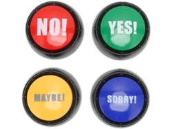 4 Botones Pequeños Para Perros Y Gatos, Botones De Entrenamiento Interactivo Para Mascotas Con Sonidos Pregrabados