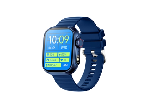 EKO Reloj conectado Sport 5.2 con pantalla táctil, linterna y asistente de voz Azul