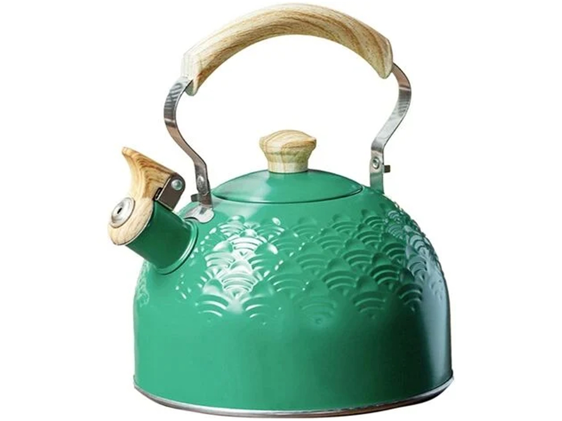 GIGIKILL Chaleira Com Apito Para Fogão Design Em Aço Inoxidável 304 Bule Com Alça Resistente Ao Calor Som De Apito Perfeito Dispensador De Água Fervente Rá