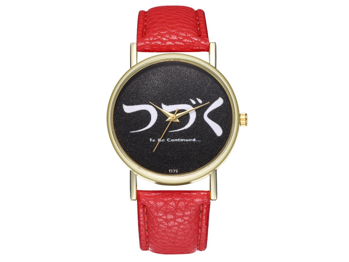 Elegante Reloj De Pulsera Unisex Informal De Cuarzo, Ideal Como Regalo (rojo).