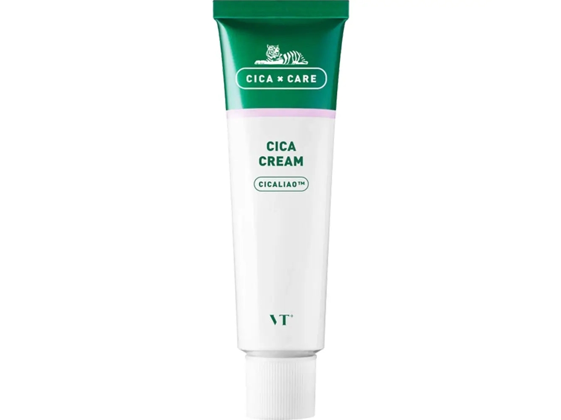 Vt Cosmetics Cica Cream 50 Ml - Crema Hidratante Facial Para Piel Sensible.