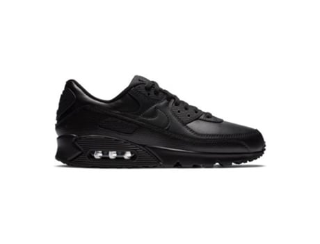 Tenis Deportivas NIKE Air Max 90 Leather Hombre (Negro - Cuero Natural - 46)