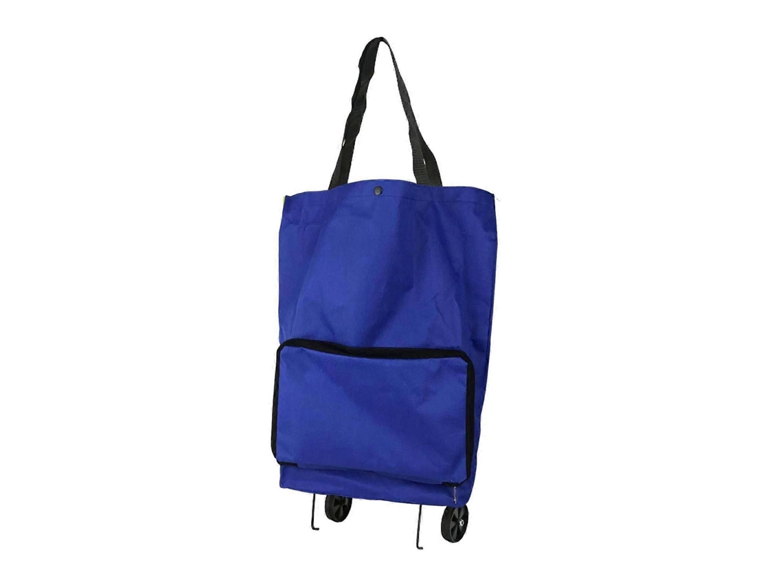 Carrito de compra plegable con ruedas, gran capacidad, diseño plegable e impermeable. GOKOCO