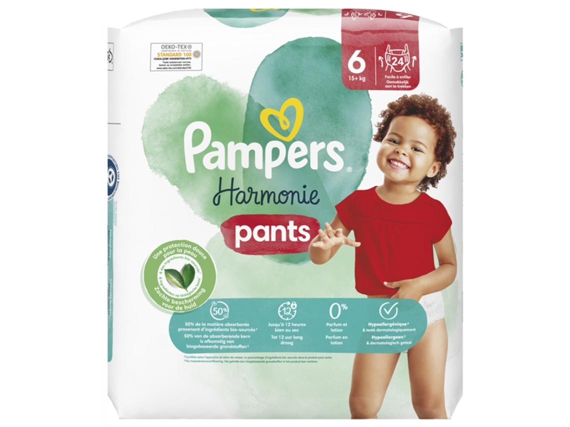 Pañal Harmonie 24 Talla 6 15 kg Y PAMPERS