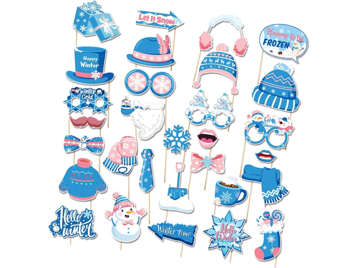 Decoraciones Navideñas De Papel De Temporada Para Manualidades, Accesorios De Nieve Para Niños,