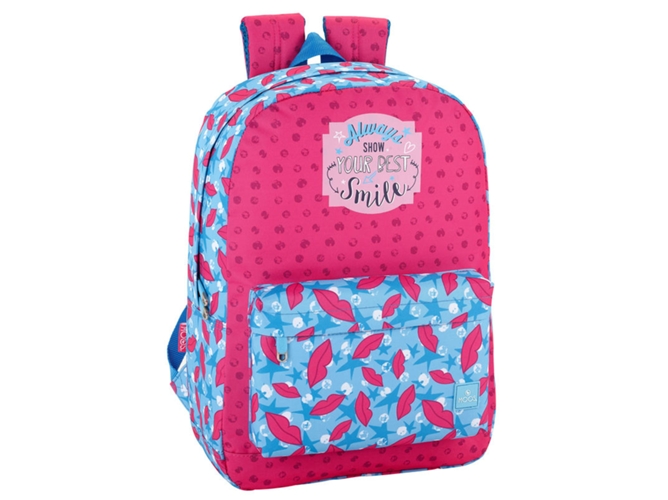 Mochila SAFTA Moos Lips 43Cm Adaptable (32x14x43)