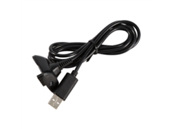 Cable de carga USB negro de 1,5 m (modelo 2026) para mando inalámbrico de Xbox 360 (accesorio para mando de juegos)