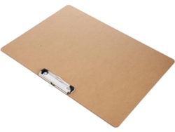 Portapapeles Horizontal De Madera Con Clip Metálico Para El Hogar, La Oficina O La Escuela.