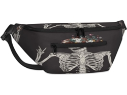 Bolso unisex de unicornio arcoíris de 45 x 21,5 x 23 cm, tejido de poliéster.