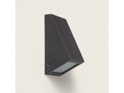Aplique de Pared Exterior Metal y Cristal Ruzafa