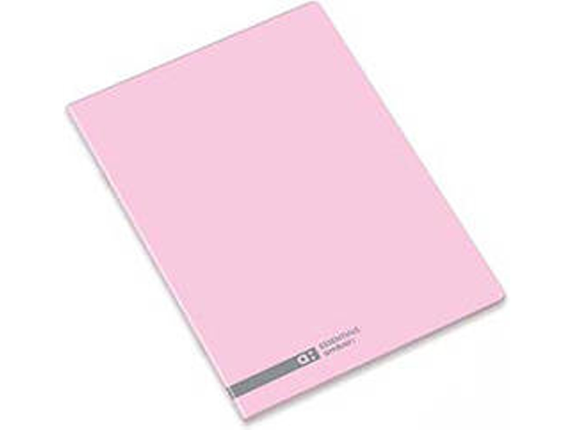 Cuaderno Engrapado AMBAR Rosa (A5 - Pautado - 48 Hojas)