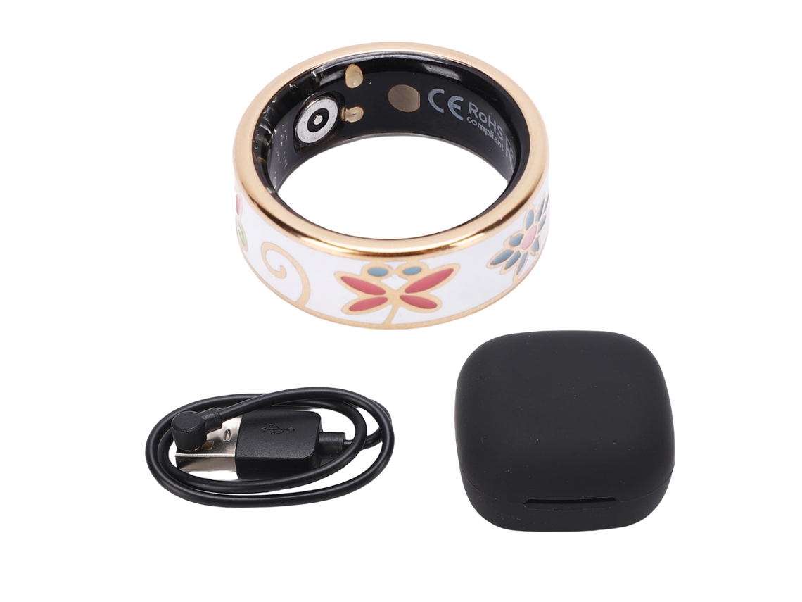 Anillo Inteligente Ip68 Impermeable Con Conteo De Pasos En Tiempo Real, Monitorización Del Sueño Y Rastreador De Fitness