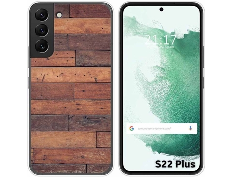 Carcasa Samsung Galaxy S22 Plus 5G TUMUNDOSMARTPHONE Dibujos Madera 03 Multicolor