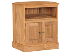 Aparador De Madera Maciza De Teca 60x45x60 Cm