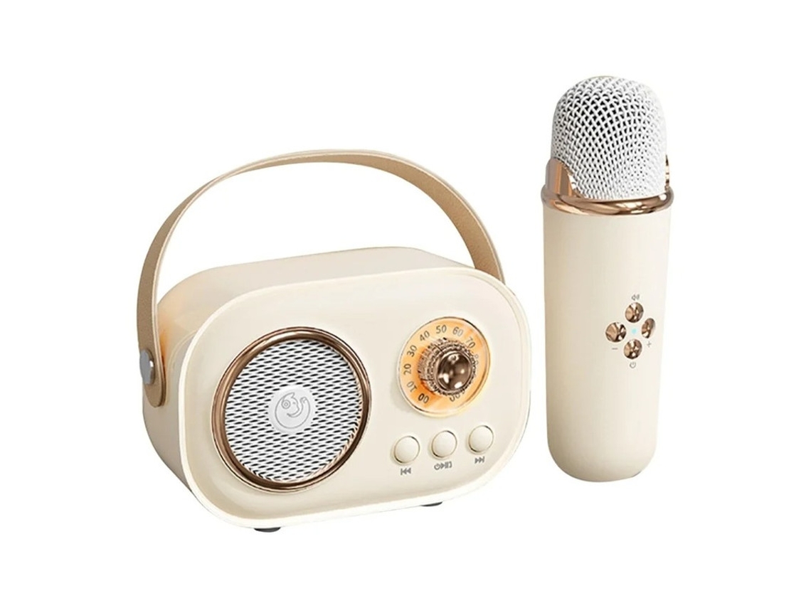 Mini máquina de karaoke para niños, altavoz Bluetooth portátil, mini máquina de karaoke para niños y adultos, máquina de regalo Yizhood