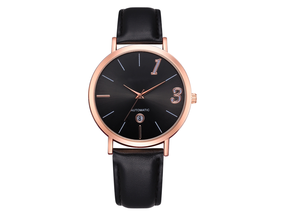 Reloj Analógico De Cuarzo Informal Para Hombre Gaiety Con Correa De Pu.