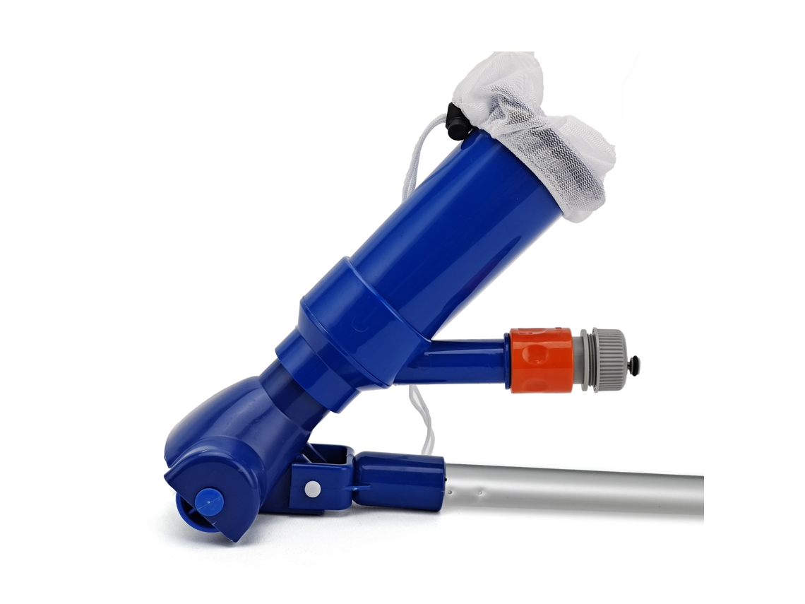 Kit De Limpieza De Piscinas Con Aspiradora, Cabezal De Cepillo, Pértiga Extensible Y Bolsa De Malla.
