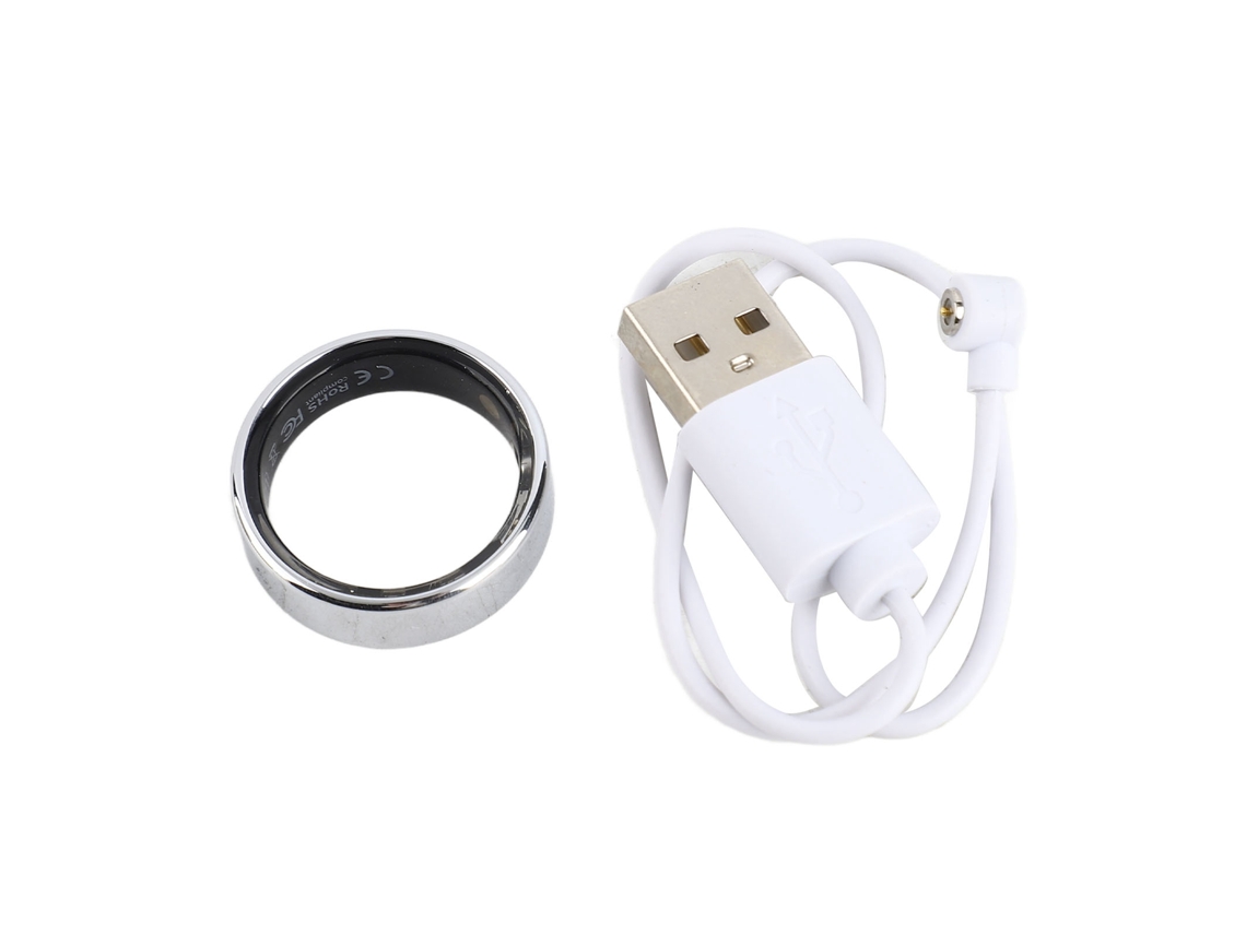 Anillo Inteligente De Seguimiento De Actividad Física Con Certificación Ip68 De Resistencia Al Agua Y Aplicación Smarthealth.