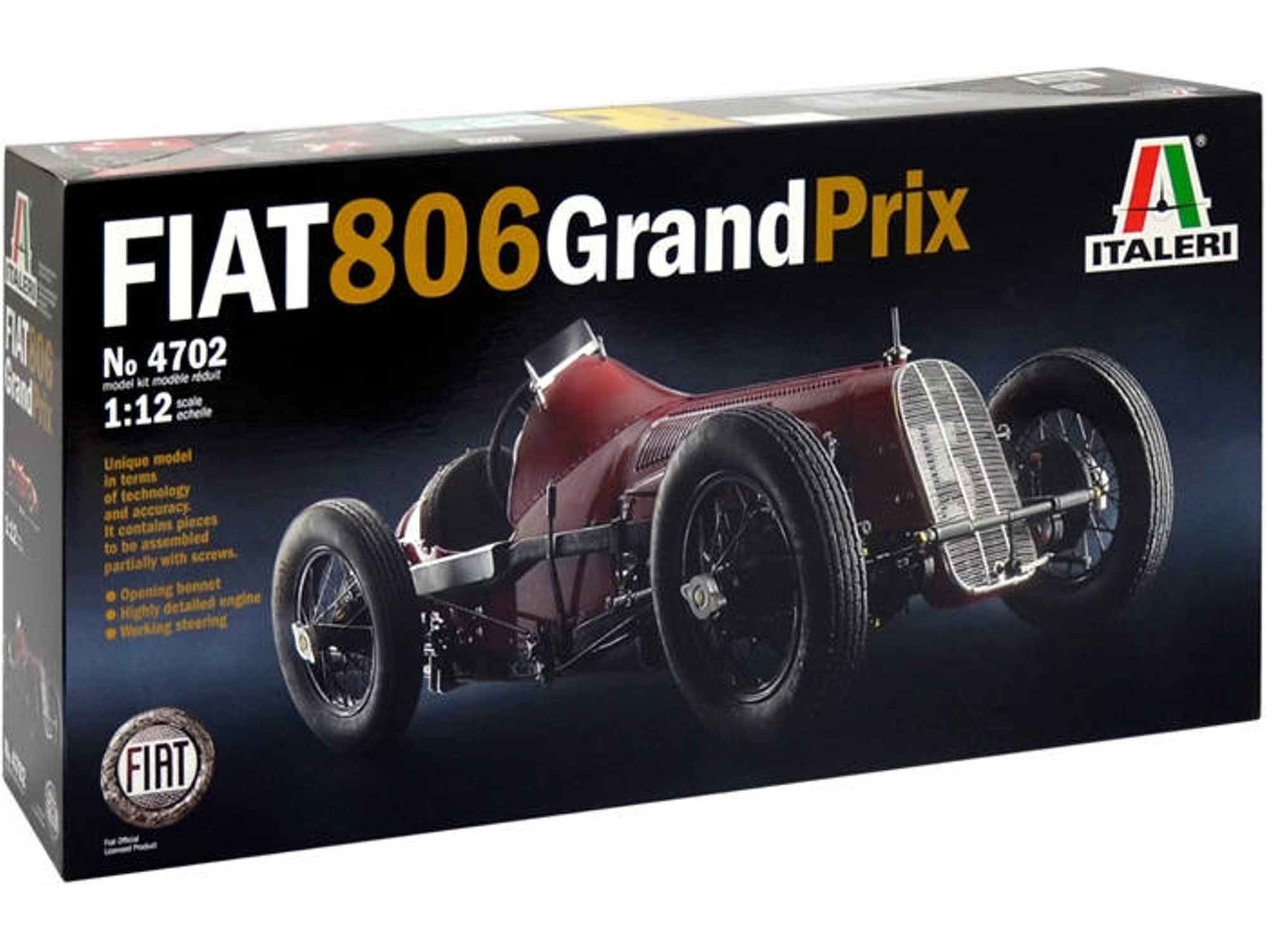 Vehículo Terrestre ITALERI 4702 Fiat 806 GrandPrix