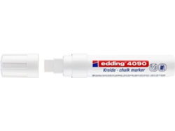 Marcador para Pizarra EDDING 4090 (Blanco - Puenta de 4.0 mm)