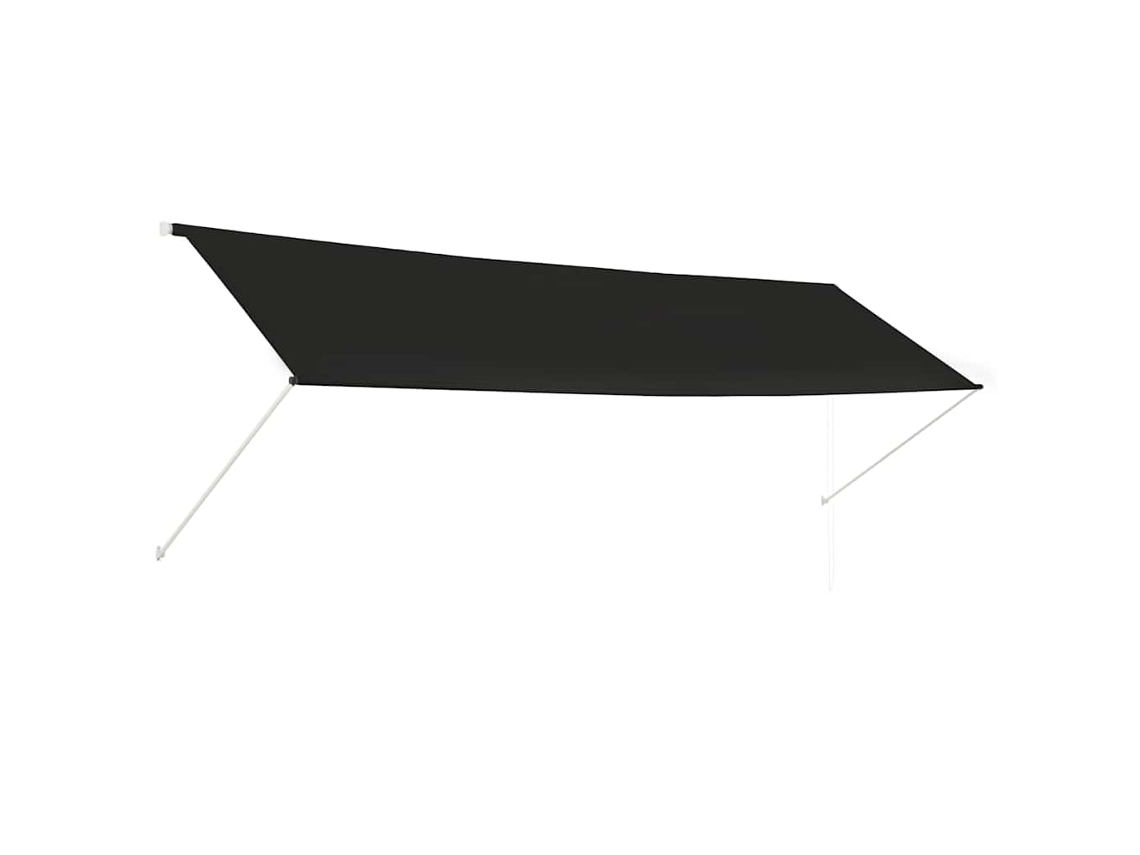 Maison Exclusive - Toldo Retráctil 400x150 Cm Gris Antracita
