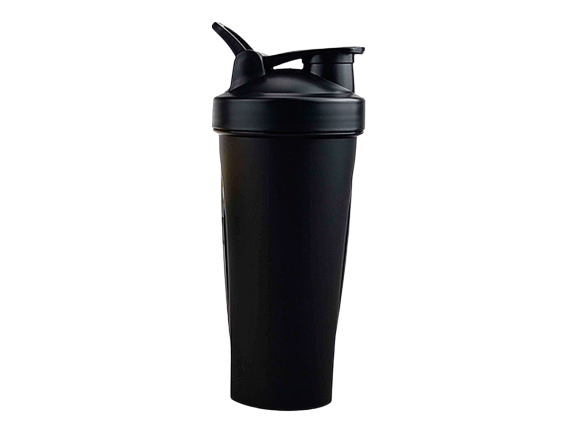 Botella mezcladora de proteínas de 600 ml, vaso medidor, botella portátil para granizados de fitness