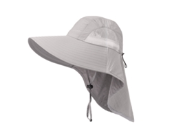 Sombrero de pesca con solapa para el cuello y protección solar UPF 50 para hombre, ala ancha, ideal para senderismo