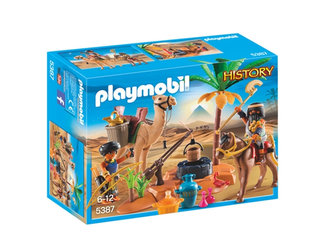 PLAYMOBIL History: Campamento de los Tomb Raiders (Edad Mínima: 6)