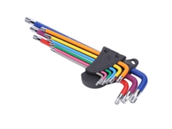 Juego De 9 Llaves Allen Hexagonales Extralargas, Multicolor, Llave En Forma De L, Llave De Boca Fija, Herramienta De Reparación