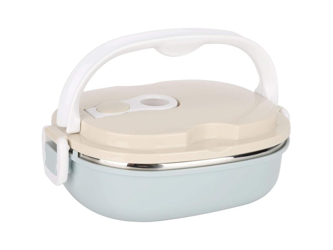 2026altiro-fiambrera Bento Para Adultos, Portátil, De 900 Ml, De Acero Inoxidable Y Pp, Con Tapa Y Válvula, Ideal Para La Escuela, El Trabajo Y Los Viajes.