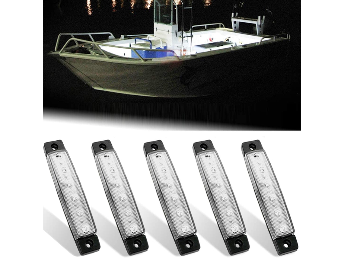 KKLV-5 Luces marinas de 12 V, impermeables, para navegación en barcos y kayaks.