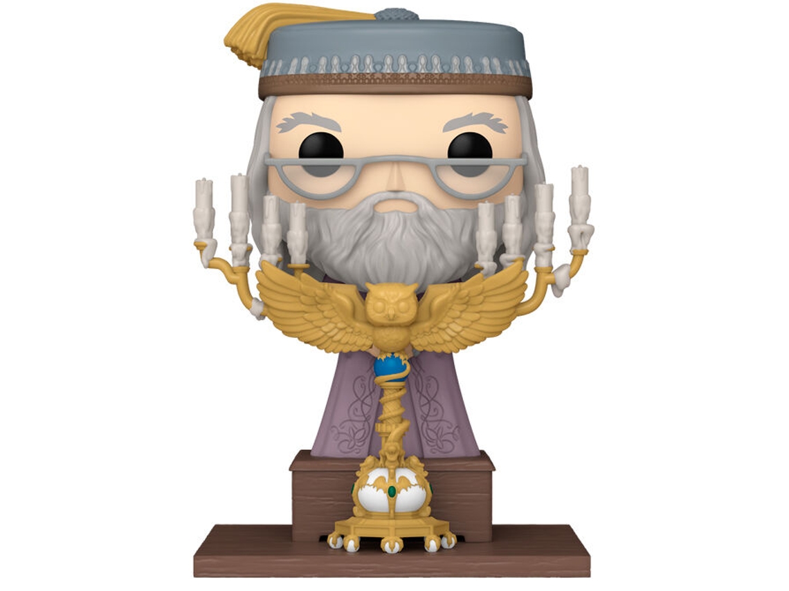 Figura Pop Deluxe Harry Potter y el prisionero de Azkaban - Dumbledore con podio B.active