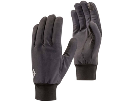 Guantes para Hombre BLACK DIAMOND Lightweight Softshell Gris para Montaña (XS)