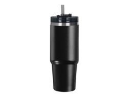 Vaso isotérmico de acero inoxidable con pajita para vehículos/refrigeradores.